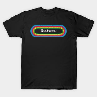 bauhaus ll rainbow retro T-Shirt